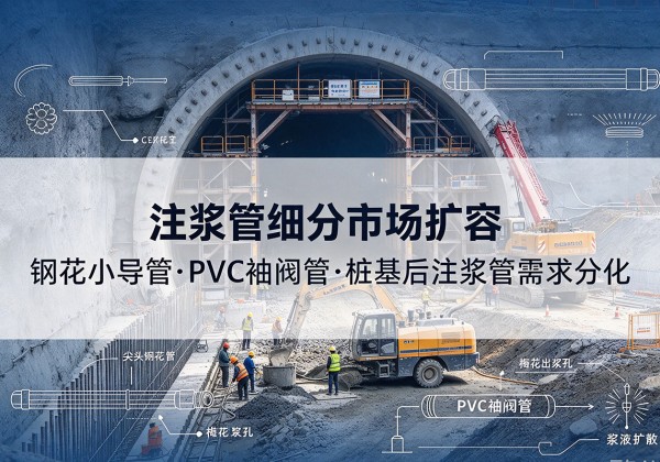 永善注浆管细分市场扩容，隧道钢花小导管、PVC 袖阀管、桩基后注浆管需求分化